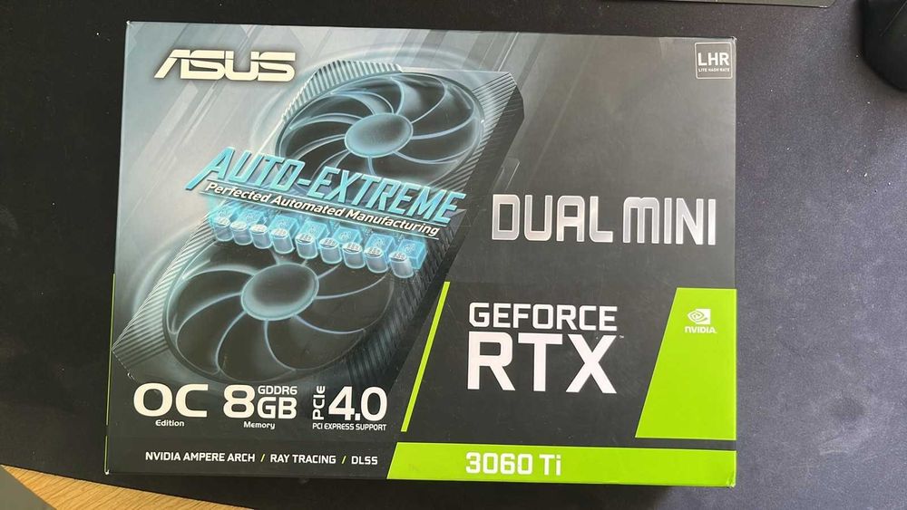 НОВА! Видеокарта RTX 3060ti Asus Dual Mini