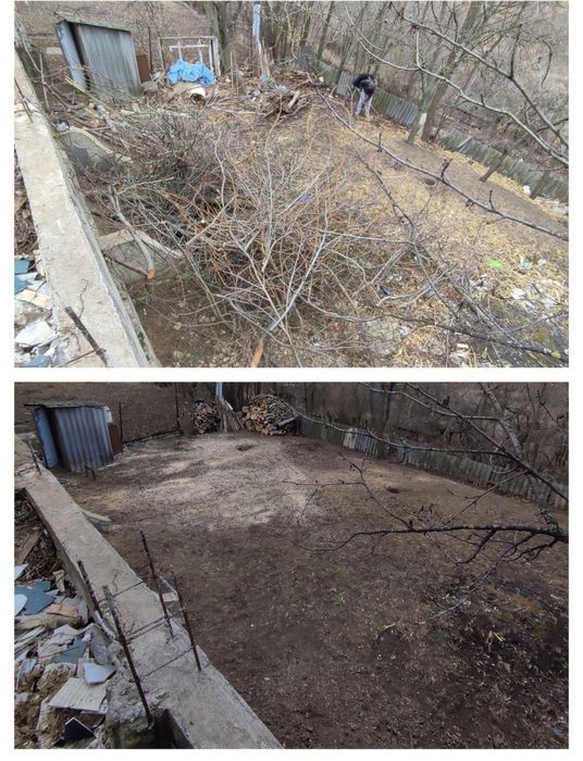 Уборка  участков .суботники у вас