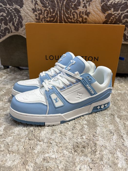 Louis Vuitton Trainer Navy Blue (42)
