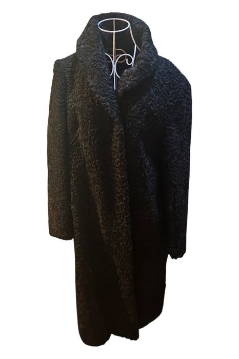 Haină de blană vintage tip Astrahan (miel Persan/Karakul)