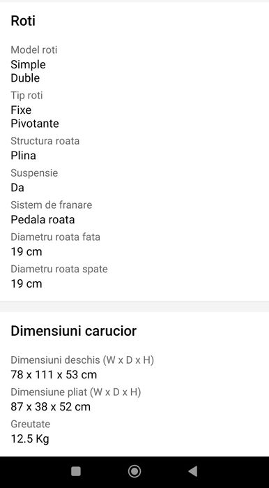 Carucior Landou, Bertoni, Combi, maner reversibil, Green & Beige Zephy