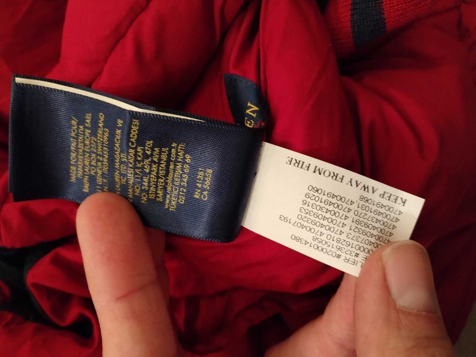 Polo Ralph Lauren - двулицев детски елек 10-12год.