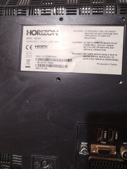 Vând televizor de 54 cm, pentru bucatarie Horizon,