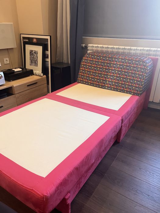 Детско легло сгъваемо 180х90 с вграден матрак