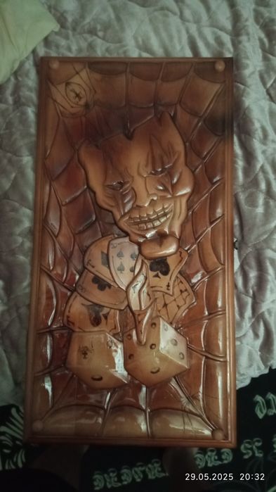 Нарды резные в сборе