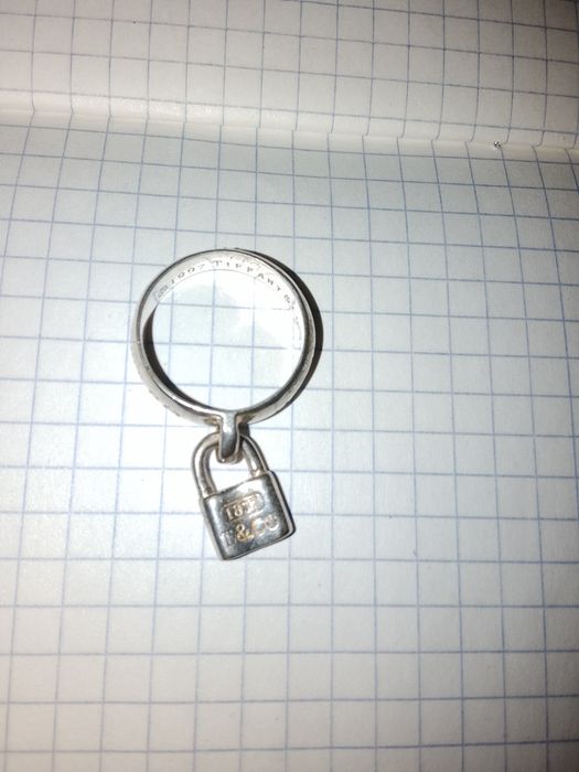 Серебряное кольцо Тиффани.