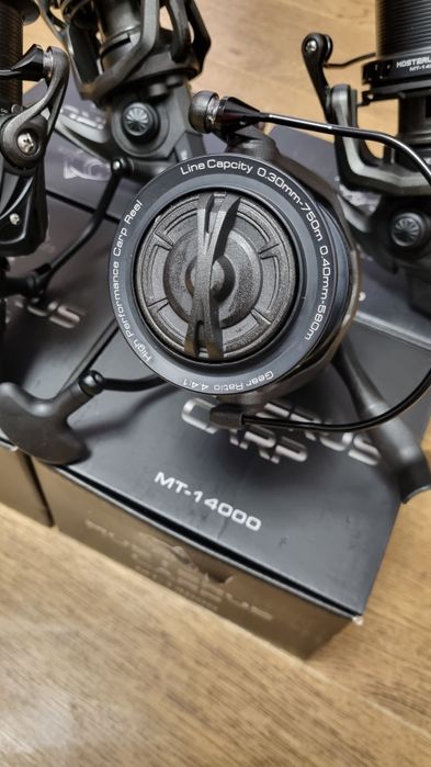 Set 4 Mulinete PRO FL MT 14000 Mosterus Carp 10Rulmenti