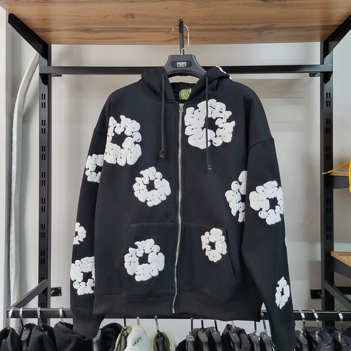 Zip hoodie Denim Tears, зипка