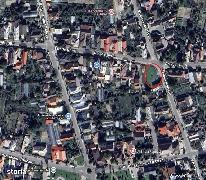 Teren Isalnita zona Centru