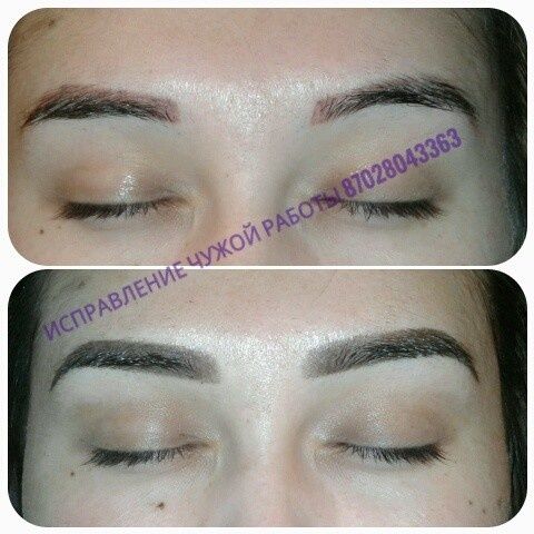 Татуаж, перманент бровей