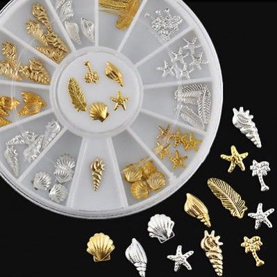 Морски дарове декорация за маникюр