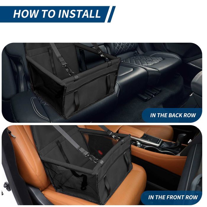 Кош за домашен любимец куче котка седалка автомобил джип кола миниван