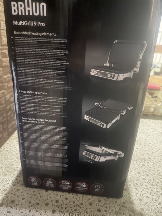 Гриль BRAUN 9 pro новый