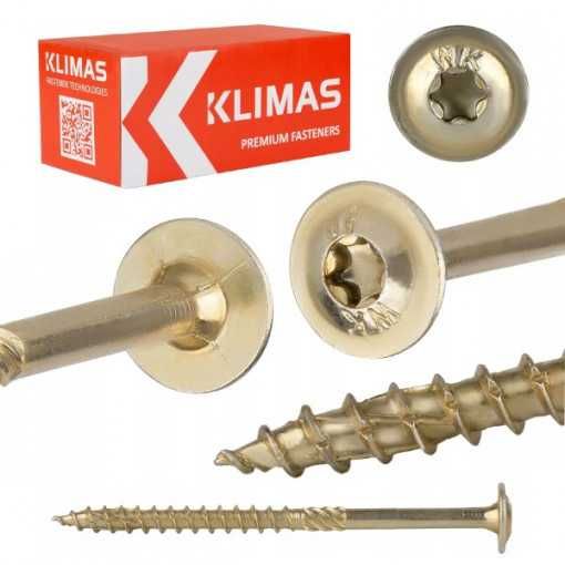 Klimas suruburi cap inecat 8x120 holsuruburi dibluri negrese case lemn
