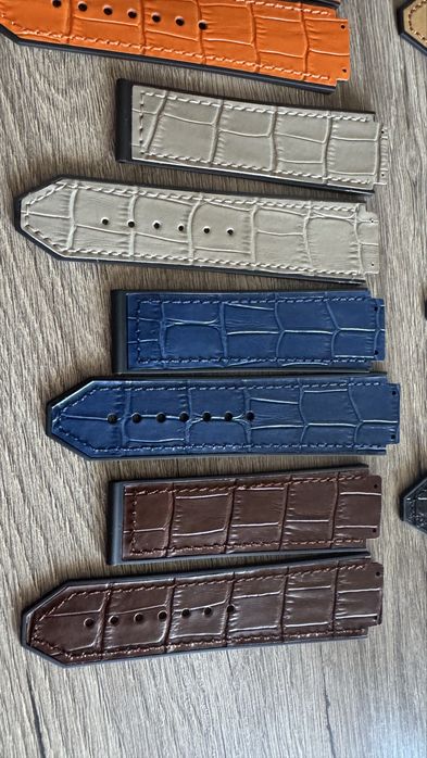 Продавам нови HUBLOT каишки от висококачествен каучук' и закопчаване