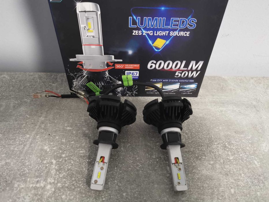H7 Н1 Н4 LED автомобилни лампи с пасивно охлаждане