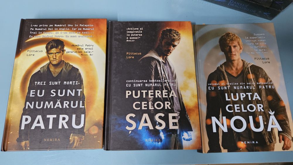 Vand set Eu sunt numarul patru, Puterea celor sase, Lupta celor noua