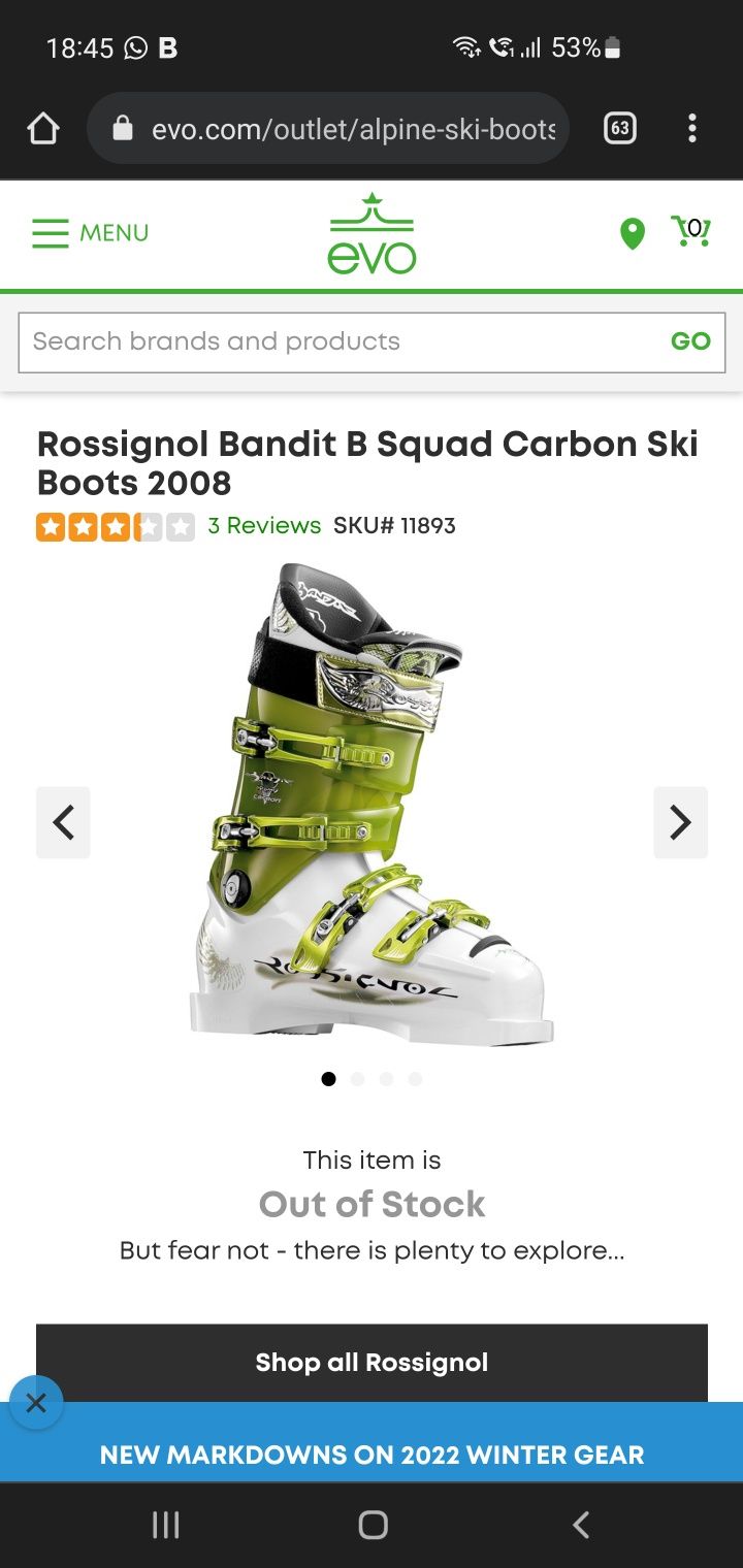 Rossignol sale b squad