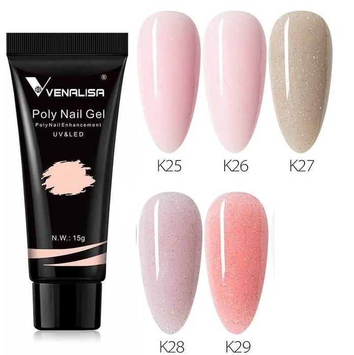 Venalisa PolyGel 15ml полигел телесни  цветове