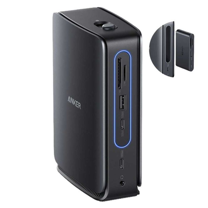 Anker Nano - докинг станция  13 в 1 USB-C PD Media Hub, със 140W захранване