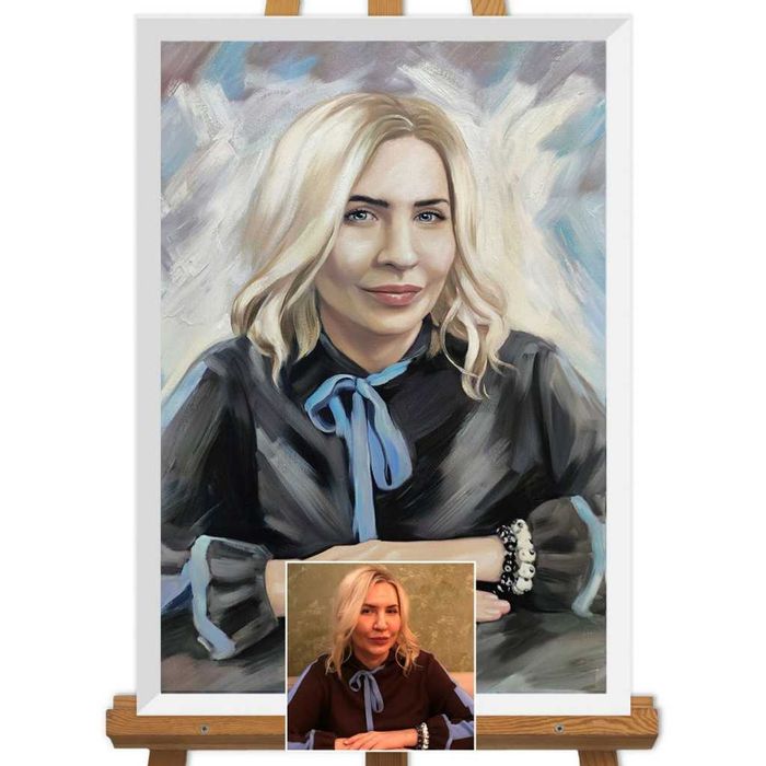 Cadoul ideal pentru cei dragi,pictura portret dupa poza