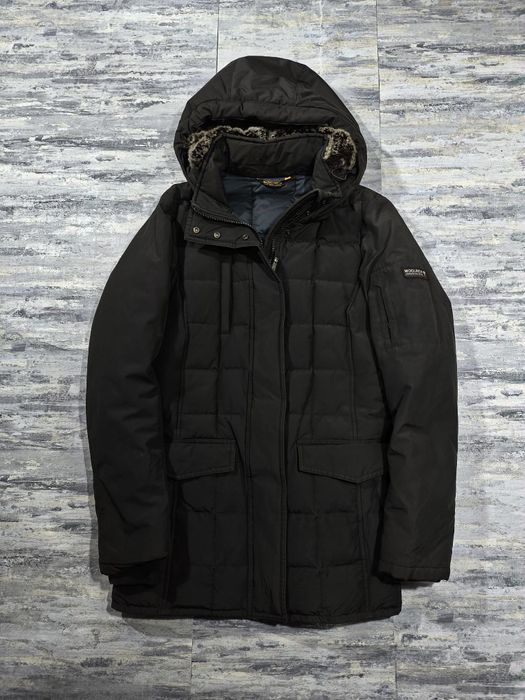 Woolrich parka  down insulation rabbit fur