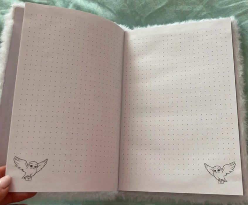 Agendă pufoasă Harry Potter Hedwig