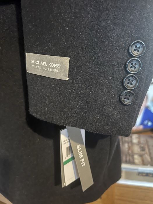 Palton barbatesesc de lana michel kors