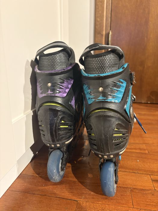 Role Fila NRK Junior Black/Lime F20 marime 36-39