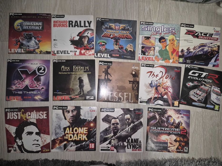 CD-uri jocuri revista LEVEL