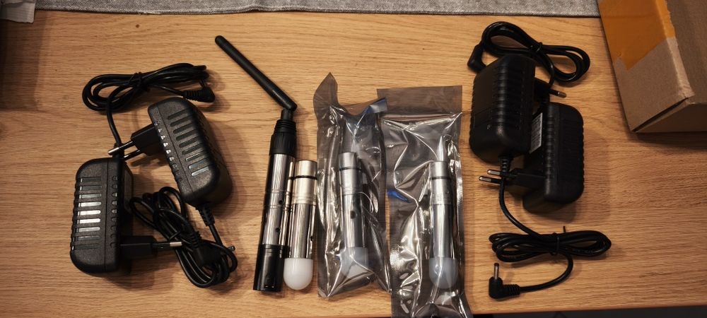 Безжичен DMX 512 2.4G предавател и 3 приемника