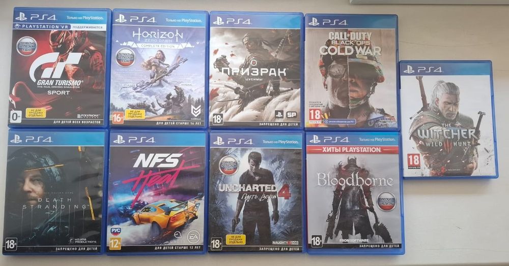 Игры на Sony play station 4