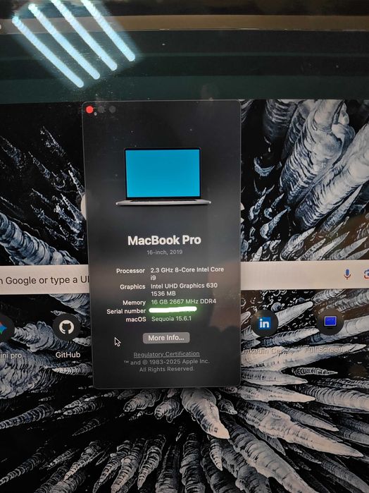 Macbook Pro 16-inch [2019, 1tb SSD, 16gb ram]