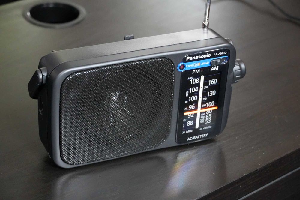 Radio portabil Panasonic RF-2400DEG-K, FM/AM, Negru
