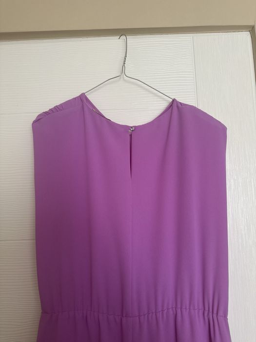 Rochie midi MIZAR roz/mov