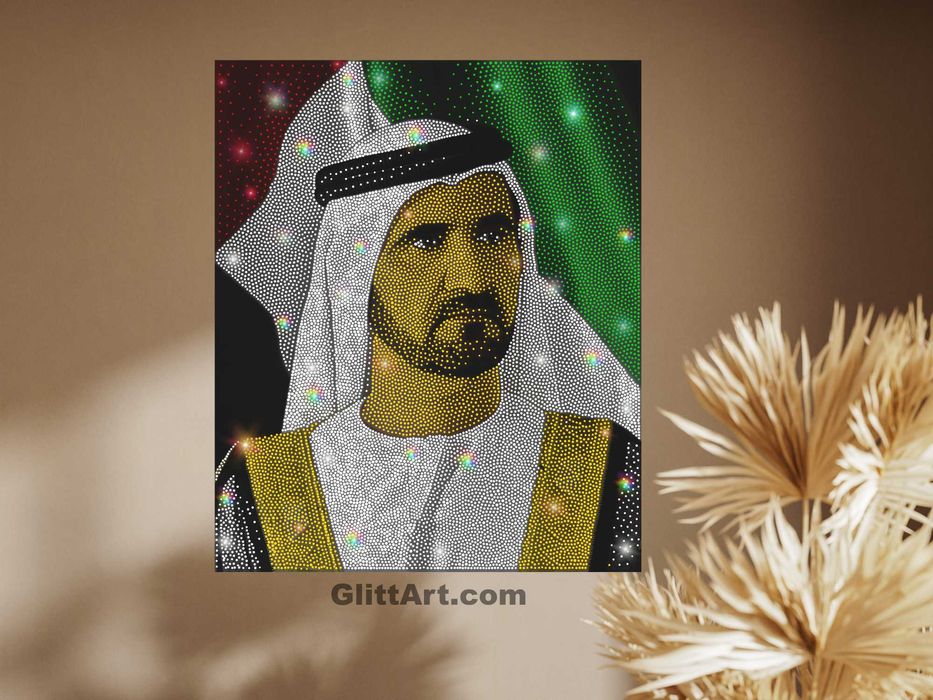 Schita pentru tablourile in cristale pe sticla sau pe panza.