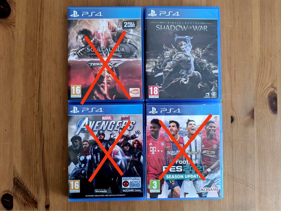 Игри за Playstation 4 / PS 4 всяка по 20 лв.