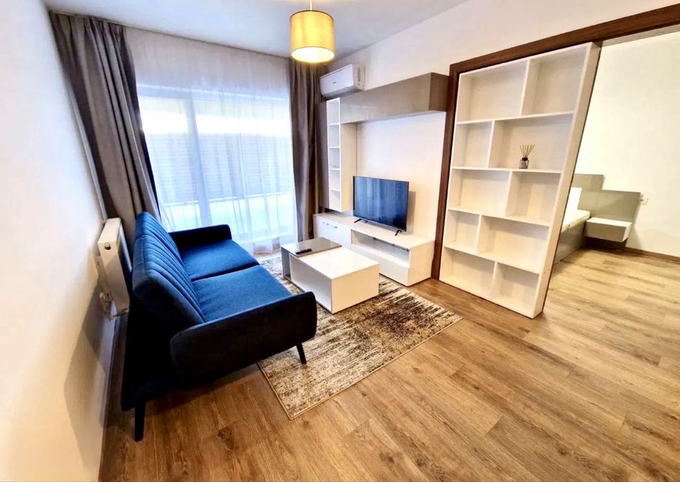 Inchiriez apartament 2 camere + gradina + parcare subterana