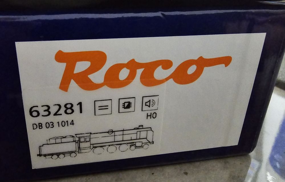 Locomotiva cu abur 03 1014,cu sunet, DB, Epoca III