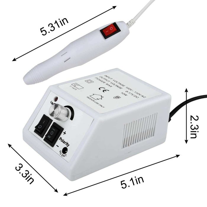 Мощна професионална електрическа пила за нокти,маникюр,педикюр