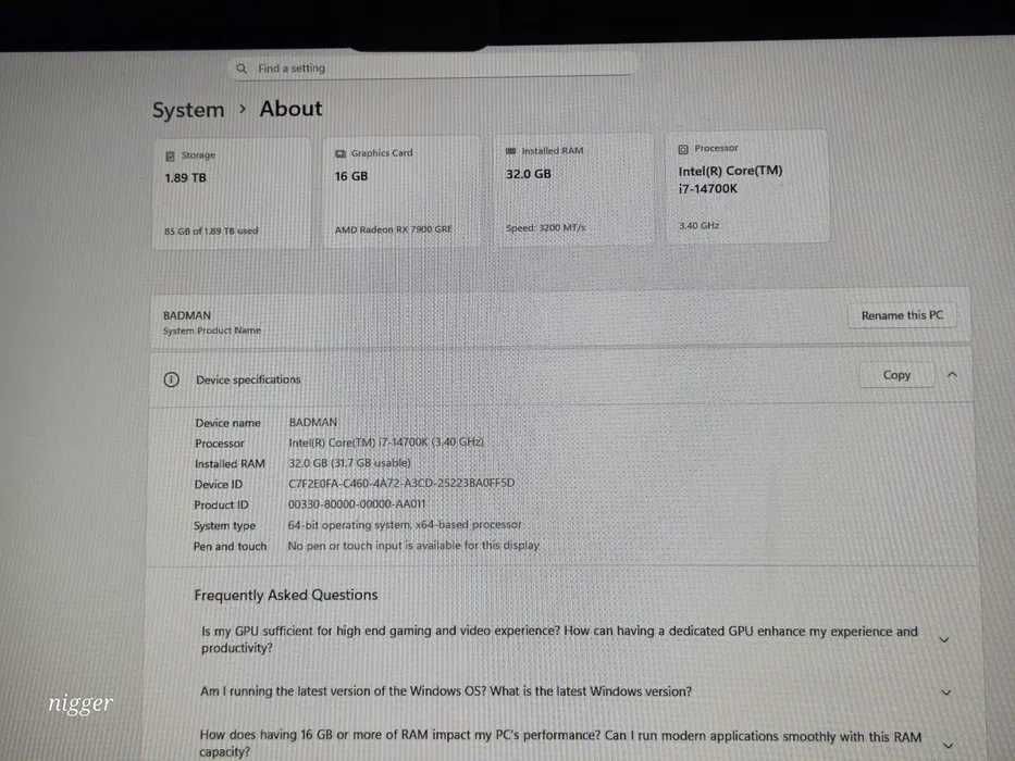 Pc i7-14700k rx7900gre/Schimb macbook pro