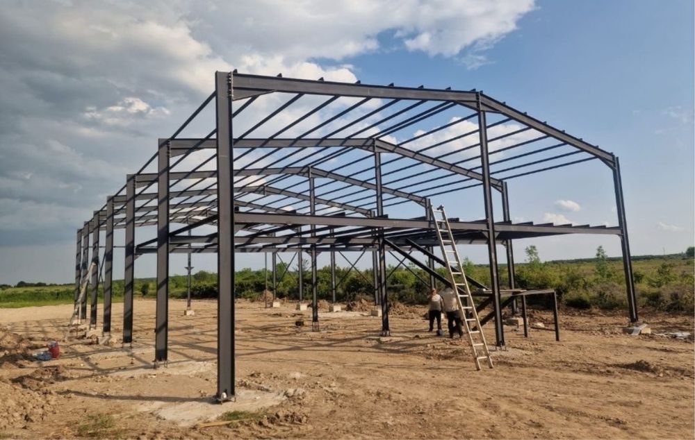 Vand hale si structuri metalice ofer certificat si garantie
