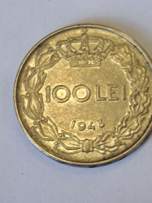 Monede 100 lei, 1943 si 1944, pret: 70 lei
