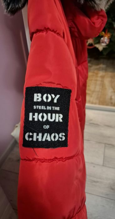 Топло яке с пухена качулка