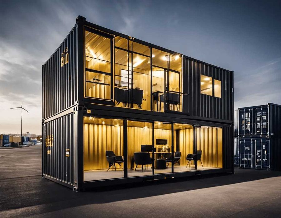 Модульді үй, жылытылған  кеңсе,  контейнер - бытовка,