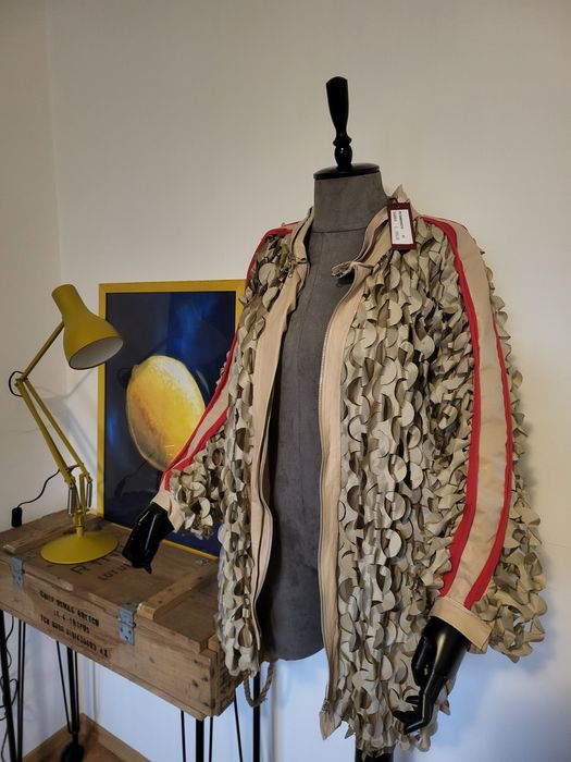 Geaca haina Haute Couture Made in Italy / podium din piele