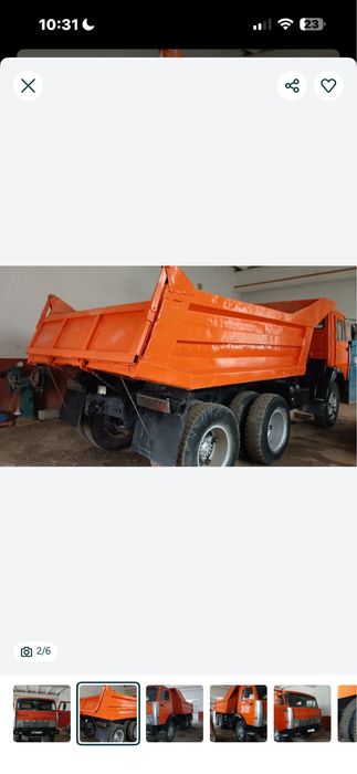 Mini ekskavator va kamaz xizmati