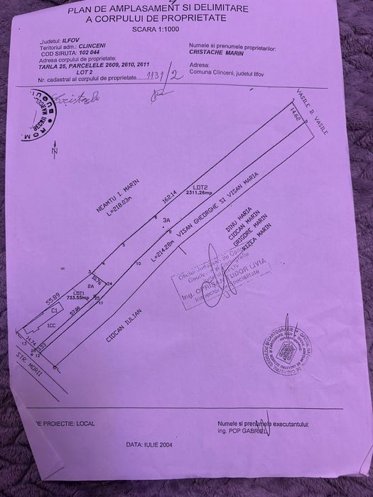 Teren de vânzare comuna Clinceni