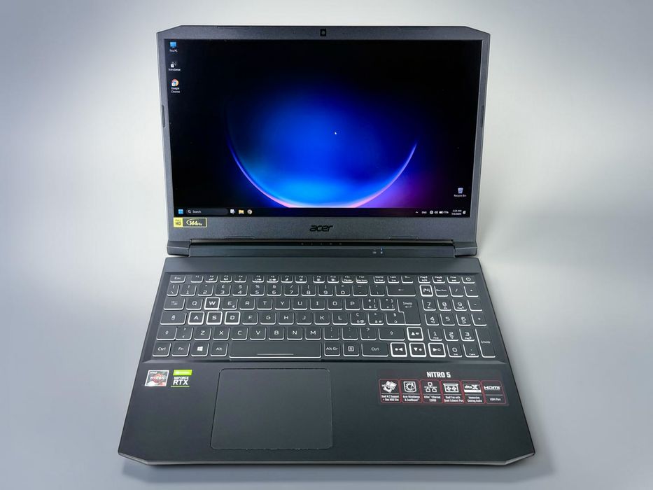 Acer Nitro 5 15.6" Full HD 144Hz AMD Ryzen 9 5900HX 32GB RAM 1TB SSD RTX 3080 Перфектен! Гаранция!