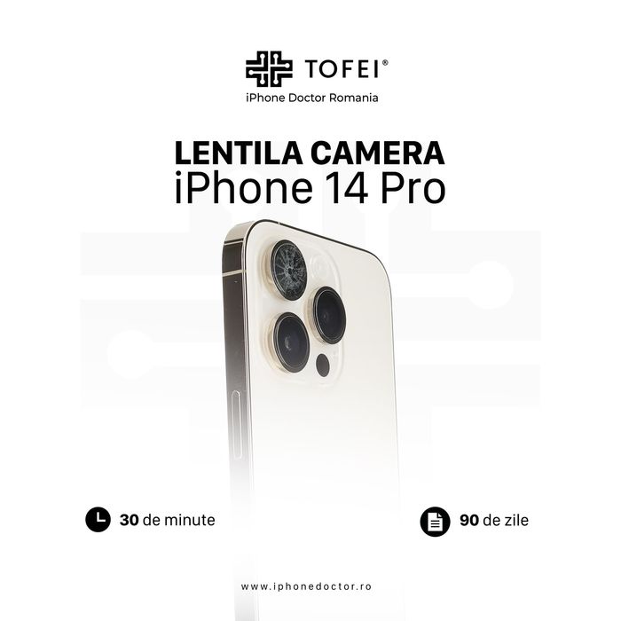 Lentila camera principala iPhone 14 Pro